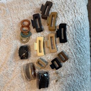 Hair clips and accessories